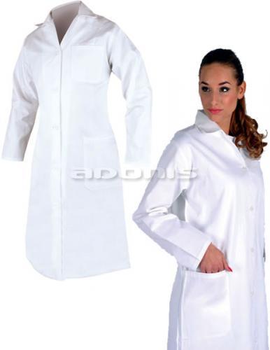 halat alb medical femei/dama elin - laborator, farmacie