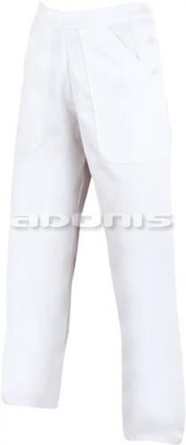 pantaloni medic/bucatar albi barbati sander » costume medicale
