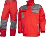 Costum salopeta 2Strong rosu » Salopete de lucru