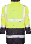 Geaca reflectorizanta barbati 4 in 1 HI-VIZ galbena