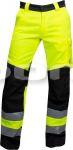 Pantaloni reflectorizanti de lucru in talie SIGNAL galben-negru, ieftini pentru barbati