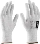 Manusi tricotate nylon + fibre carbon, antistatice Rate Touch ESD