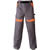 Pantaloni de lucru in talie Cool Trend gri-portocaliu cod:H8308