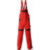 Pantaloni pieptar Cool Trend rosu-negru cod:H8108